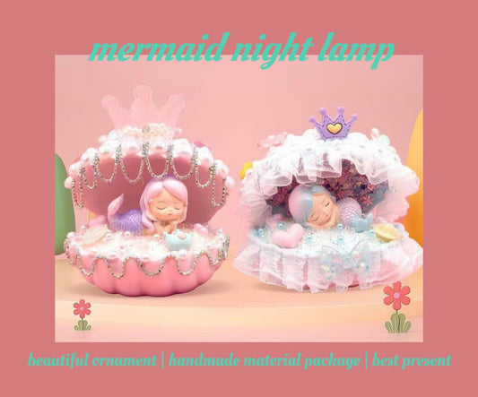 Super cute Mermaid night light DIY material package